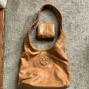 Tory Burch shoulder bag with matching wallet.